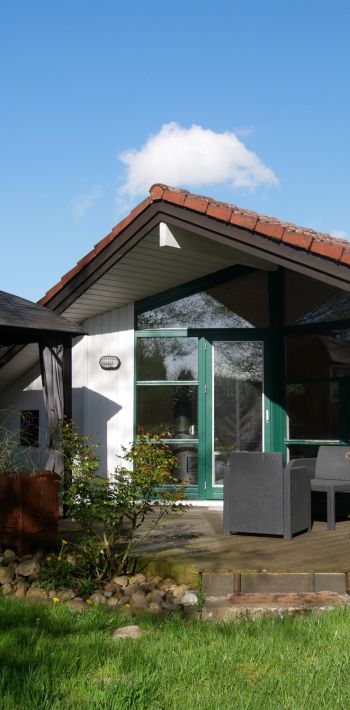 ferienhaus altes land ankerglueck aussenansicht hollern twielenfleth elbe 